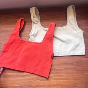 Bundle- of 2 SET Active orange and ecru